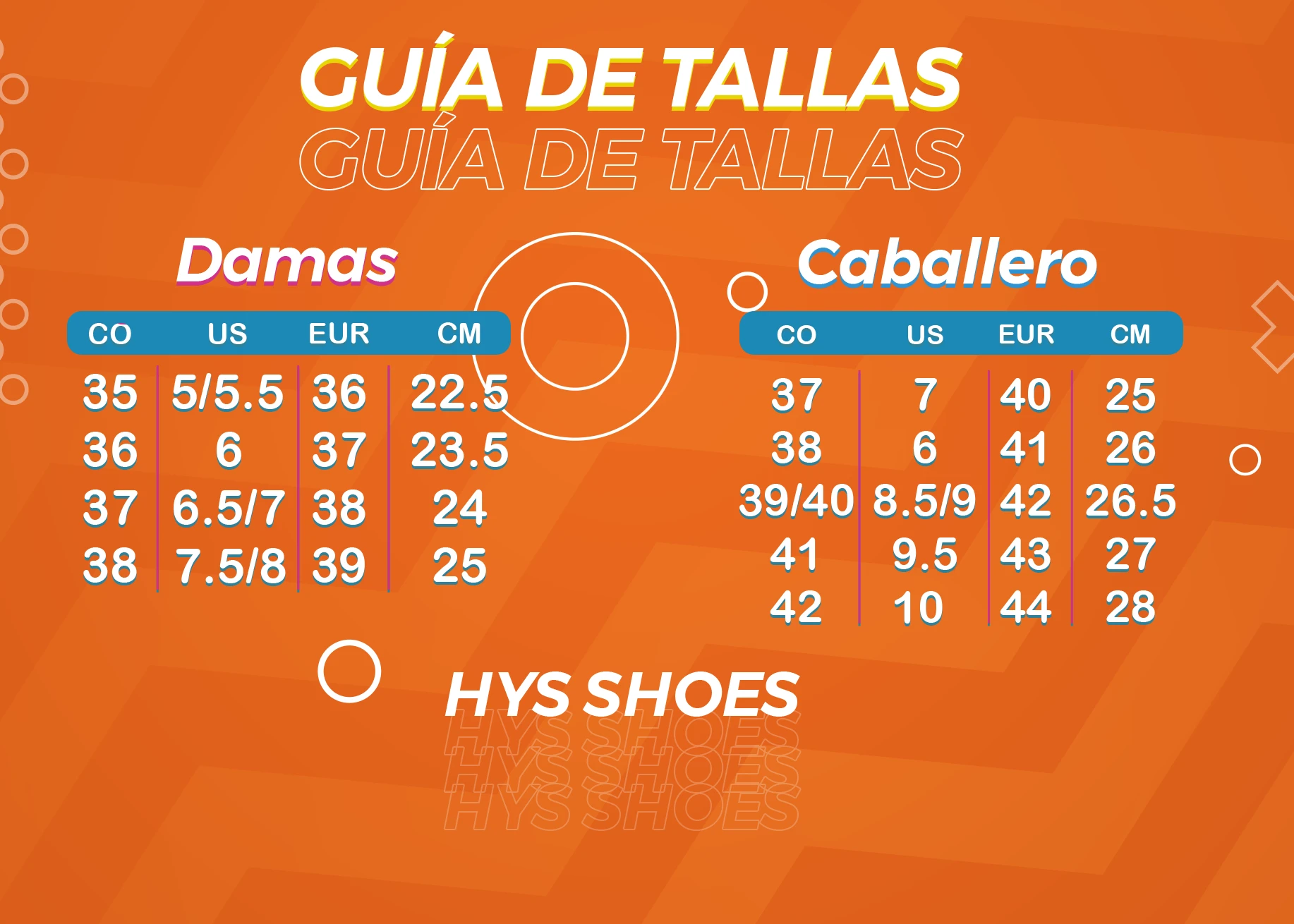 Imagen De tallas